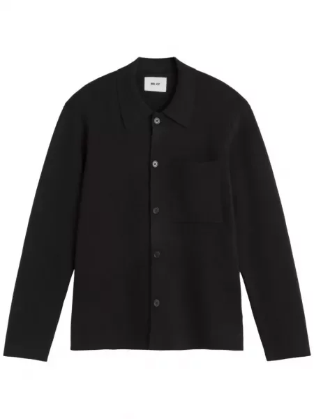 Pletená košile Nn07 černá