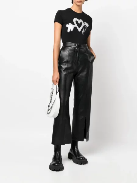 Křišťálové tričko Philipp Plein černé