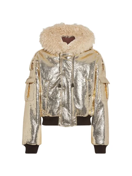 Geacă cu puf Dsquared2 auriu