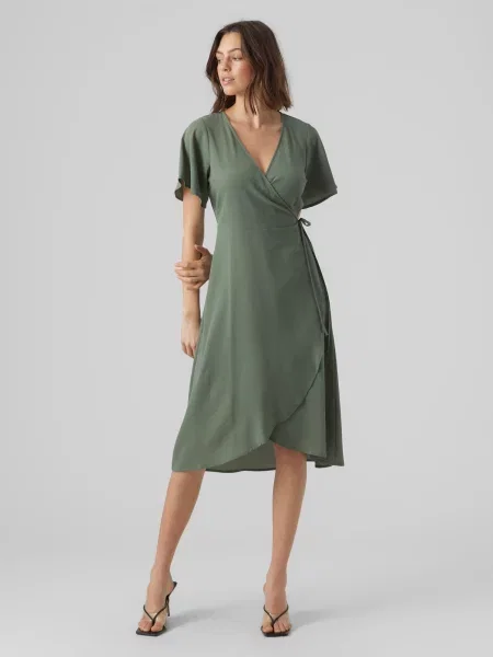 VERO MODA Rochie Saki închis verde