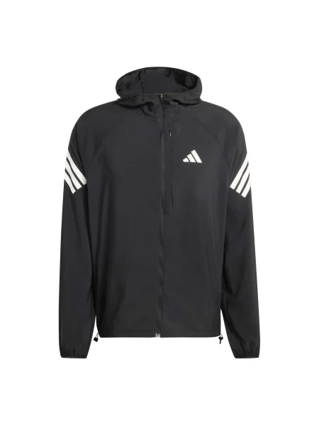 ADIDAS PERFORMANCE Geacă sport negru alb
