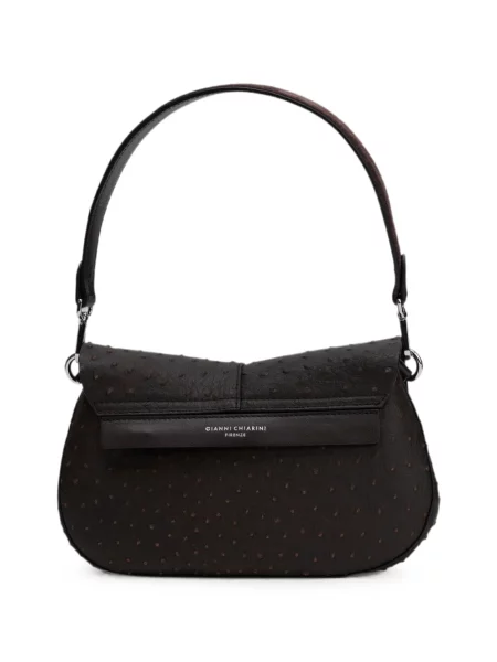Bőr shopper táska Gianni Chiarini barna