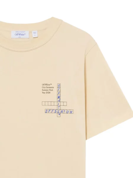 Tricou Off-white cu imagine alb