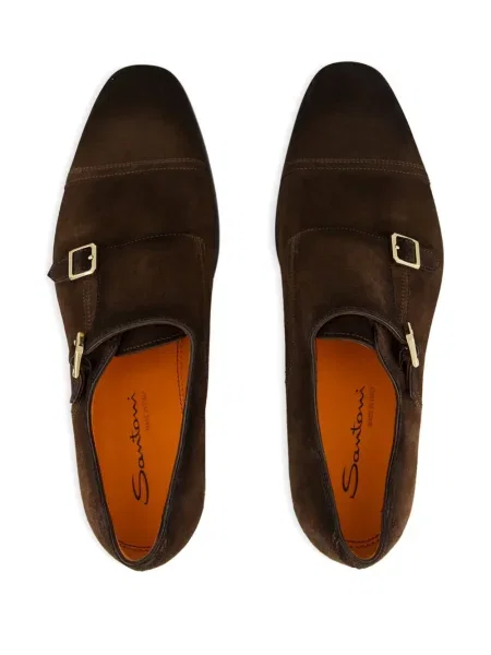 Pantofi monk Santoni maro
