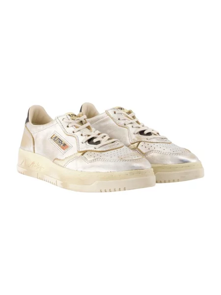 Sneakersy Autry skórzane retro szare
