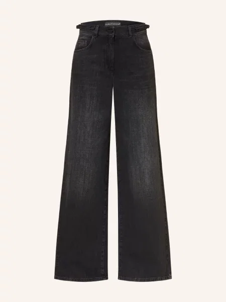 Luisa Cerano Široké Džíny 1 deep black černé