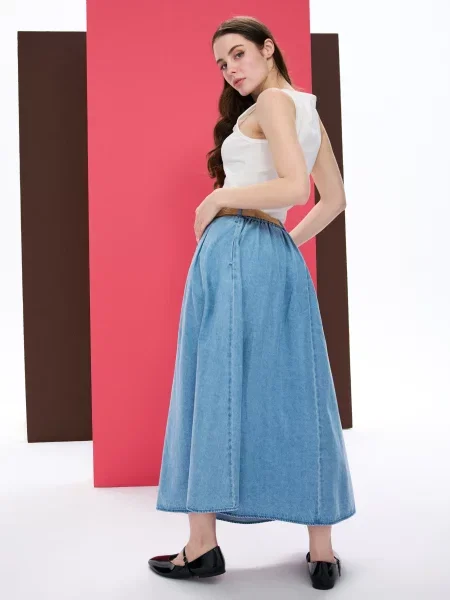 Джинсовая рубашка Sinsay синий