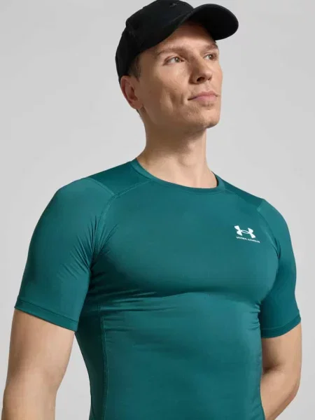 UNDER ARMOUR koszulka treningowa UA HG Armour Comp SS L zielona