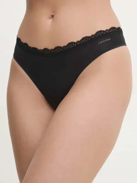Calvin Klein Underwear Tangá čierna