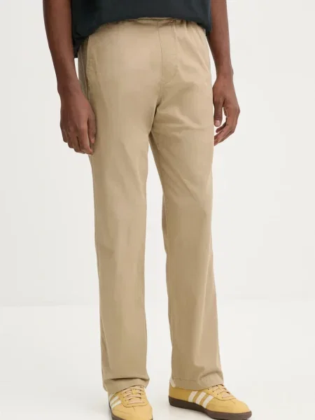 Hlače Hollister Co. bež