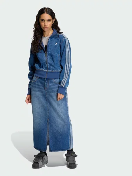 Джинсова куртка adidas Adicolor синій