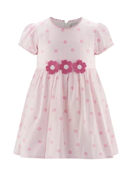 Happy girls Rochie crem pal roz