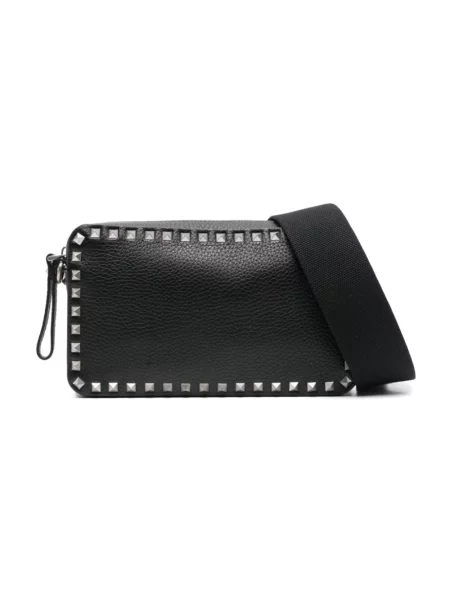 Torba crossbody Valentino Garavani skórzana czarna