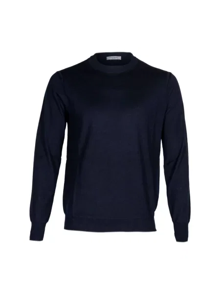 Sweter Paolo Pecora wełniany niebieski