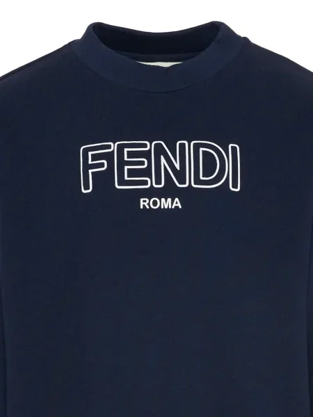 Bluza dziecięca Fendi niebieska