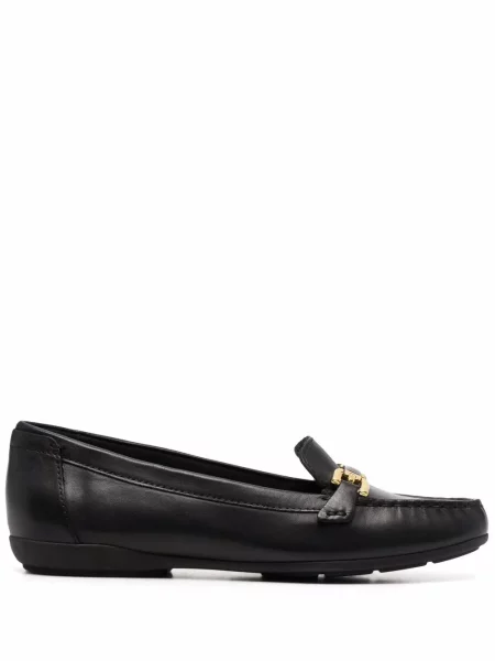 Pantofi loafer Geox din piele negru