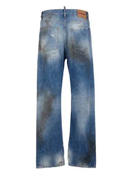 Blugi Dsquared2 zdrențuiți albastru