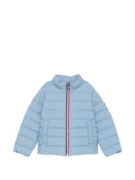 Kurtka dziecięca Moncler Enfant niebieska