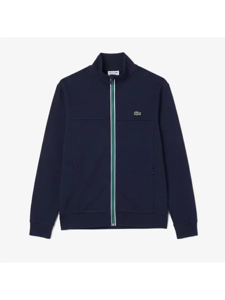 Lacoste Bluza Z Zamkiem Slim Fit granatowa