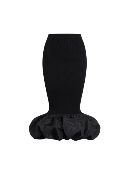 Dzianinowa spódnica dzianinowa Patou czarna