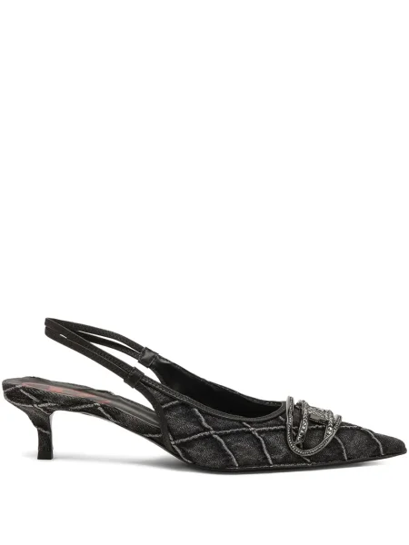 Pantofi cu toc Diesel negru