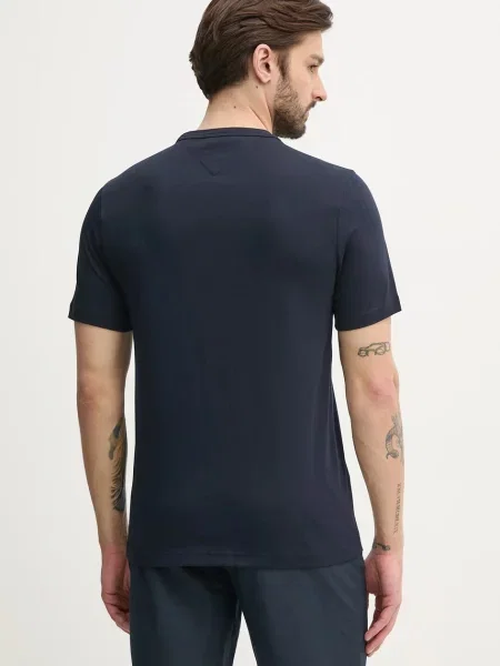 Tričko Tommy Hilfiger tmavomodrá s potiskem