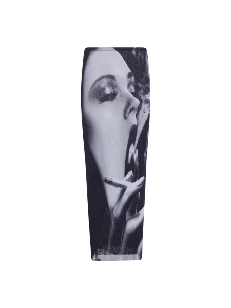 Długa spódnica maxi Jean Paul Gaultier czarna