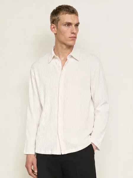 Sandro Koszula Comfort Fit weiss biała