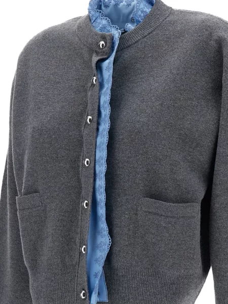 Cardigan Rabanne tricotate gri