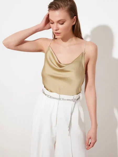 Сатенен потник Trendyol