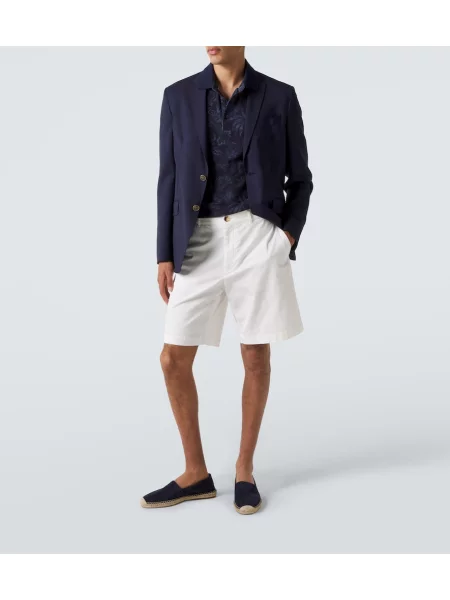 Φλοράλ polo Etro μπλε