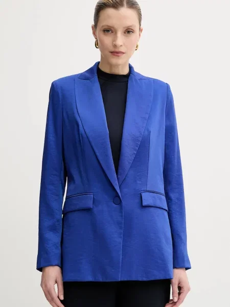 Сако Morgan VTEO.F с едно копче с изчистен дизайн VTEO.F синьо