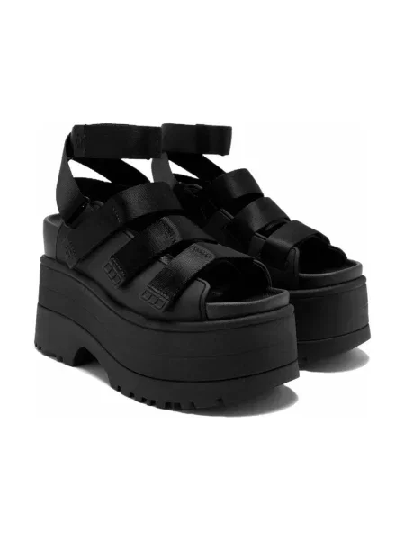 Sneakersy Ugg na platformie czarne