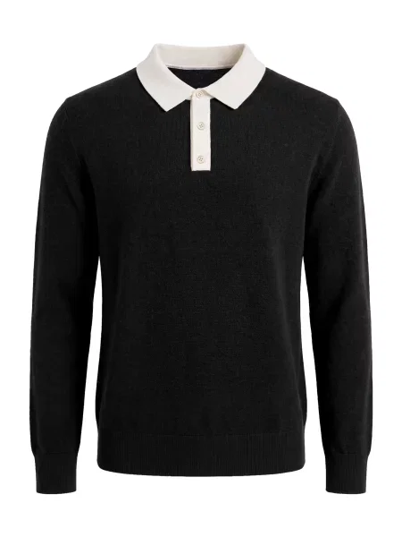 Vantory Pulover negru alb