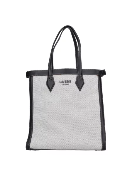 Shopperka Guess skórzana szara