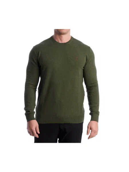 Dzianinowy sweter U.s Polo Assn. zielony