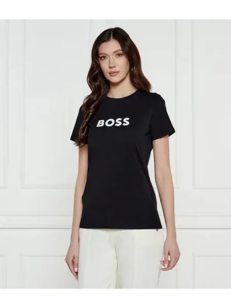 BOSS ORANGE Tricou | Regular Fit negru