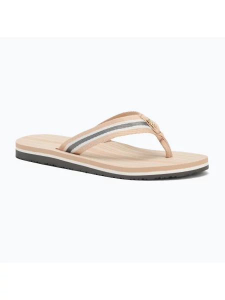 Žabky Tommy Hilfiger Im Th Print Beach Sandal misty blush béžové