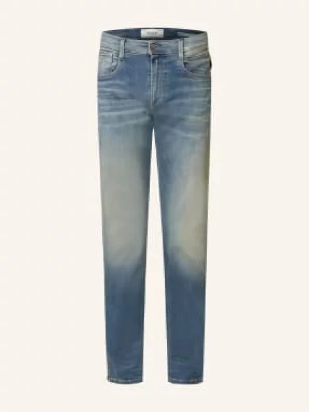 Replay Jeansy Anbass Slim Fit blau niebieskie