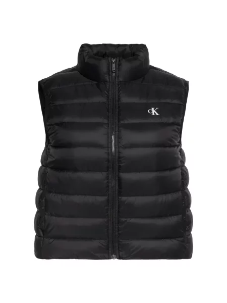 Matlasat vestă Calvin Klein negru