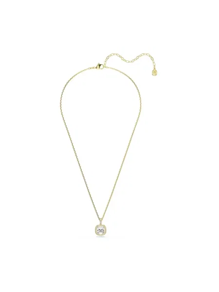 Swarovski naszyjnik z zawieszką pozłacany z kryształem Swarovski UNA żółty