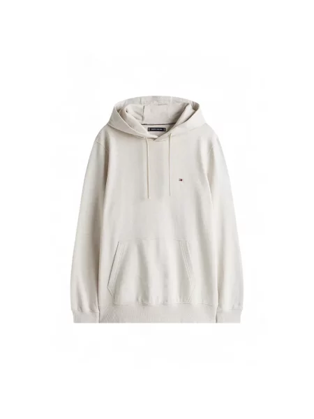 Tommy Hilfiger Bluza Z Kapturem weiss beżowa