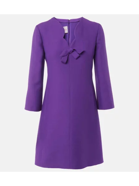 Rochie Valentino din crep violet