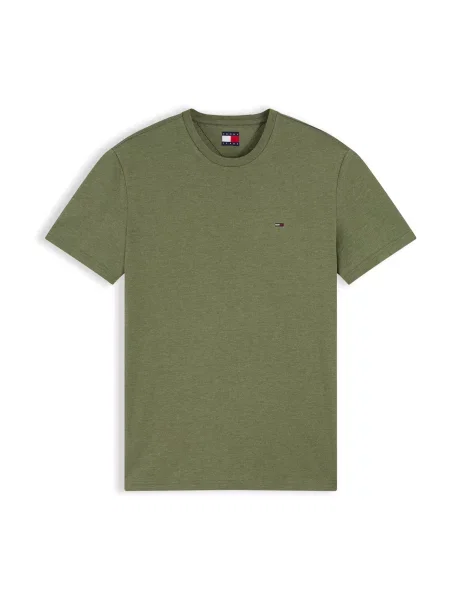 Tommy Jeans Tricou JASPE kaki