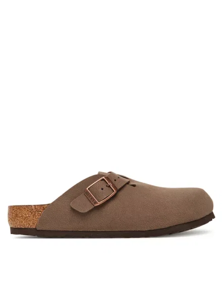 Klapki Birkenstock brązowe