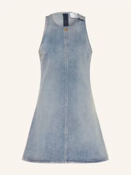 Courrèges Sukienka Jeansowa blau niebieska