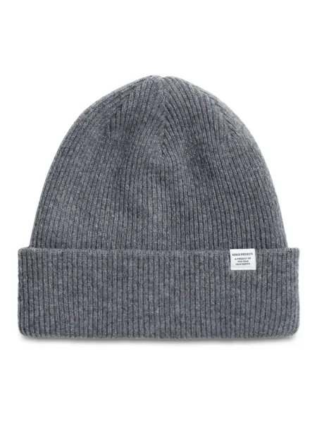 Czapka Norse Projects wełniana szara