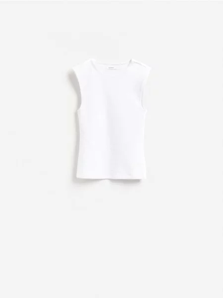 Reserved Top din alb