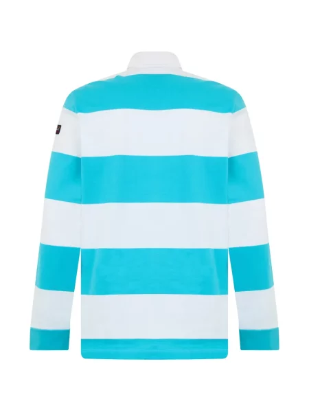 Lung tricou polo Paul & Shark albastru