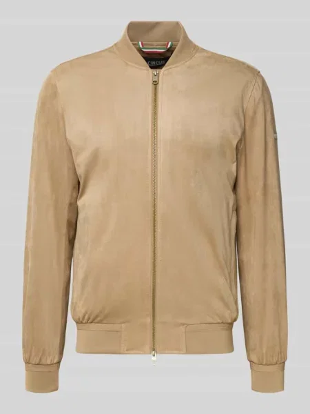 Kurtka o kroju regular fit z imitacji skóry model ‘Rapid’ Cinque